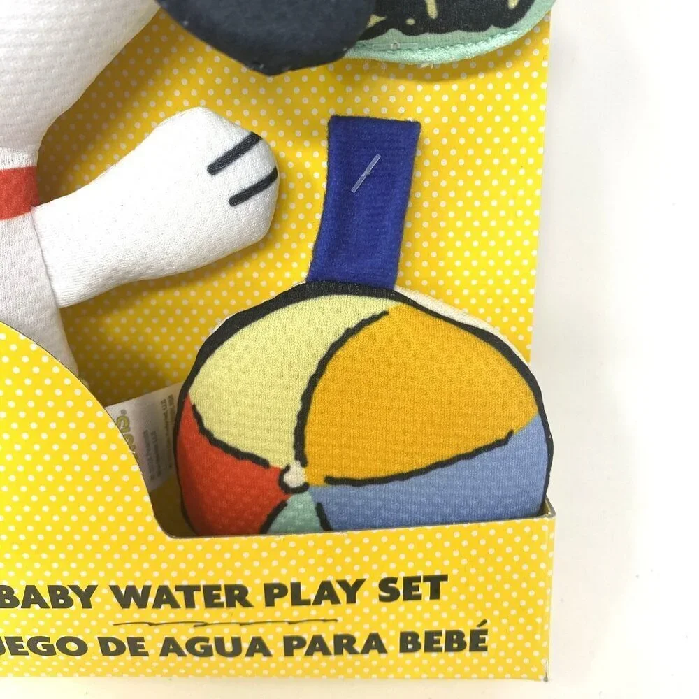Peanuts Snoopy Water Play Toy Set 3pc Babies Toddlers Bath Pool Beach
